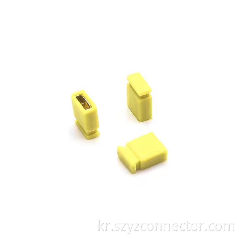 2.54mm Pitch Mini Jumper H6.5mm CLOSE Yellow 12P (3)